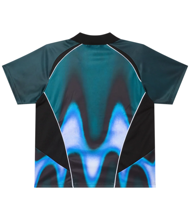 OBEY Obey Blurred Soccer Jersey - Dark Teal Multi