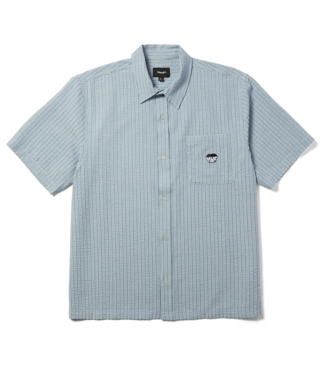 HUF Big Block Striped Ss Shirt - Light Blue HUF Big Block Striped Ss Shirt - Light Blue