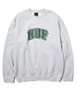 HUF Classic Arch Crew - Heather Grey