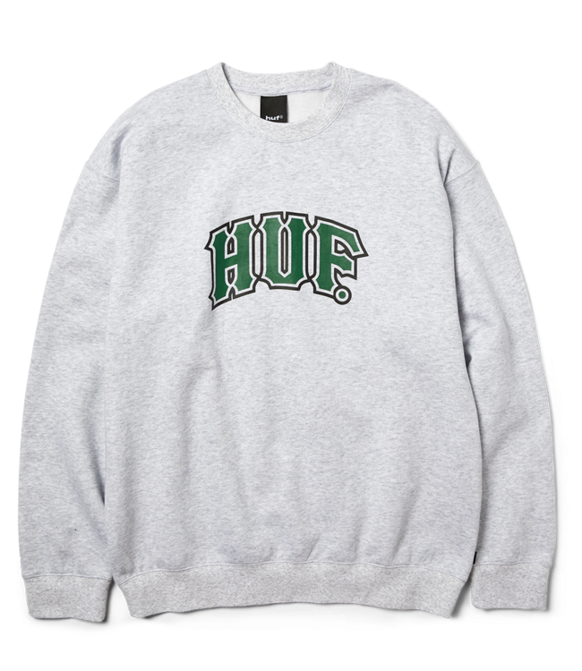 HUF Classic Arch Crew - Heather Grey