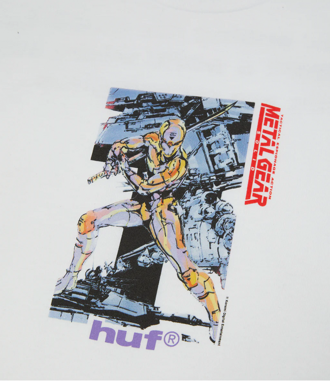 HUF Gray Fox Ss Tee - White