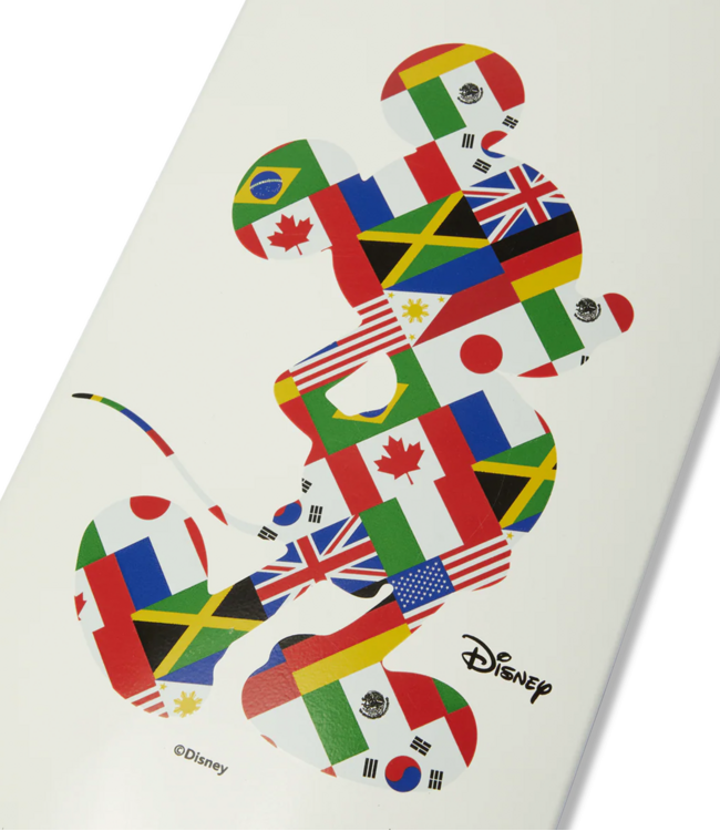 HUF Worldwide Tour Skate Deck - White