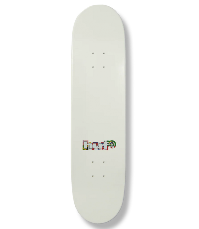 HUF Worldwide Tour Skate Deck - White
