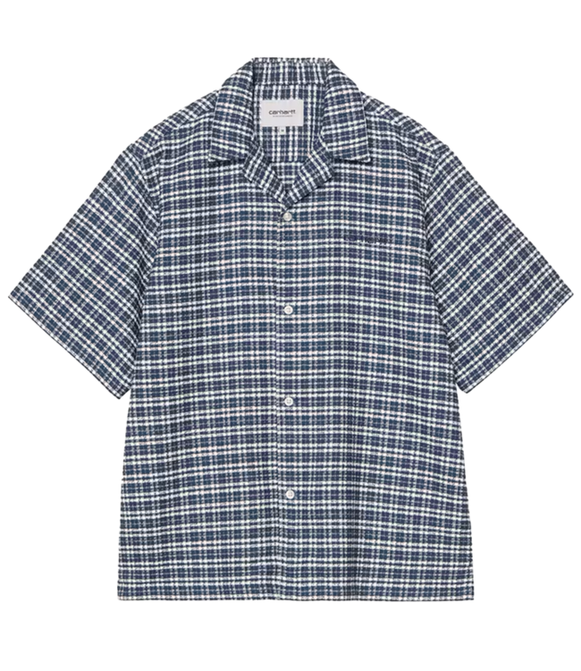 CARHARTT WIP S/S Kander Shirt - Kander Check/Blue River