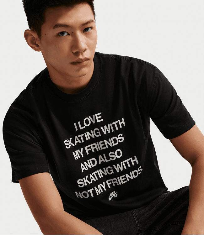 NIKE SB My Friends Tee - Black