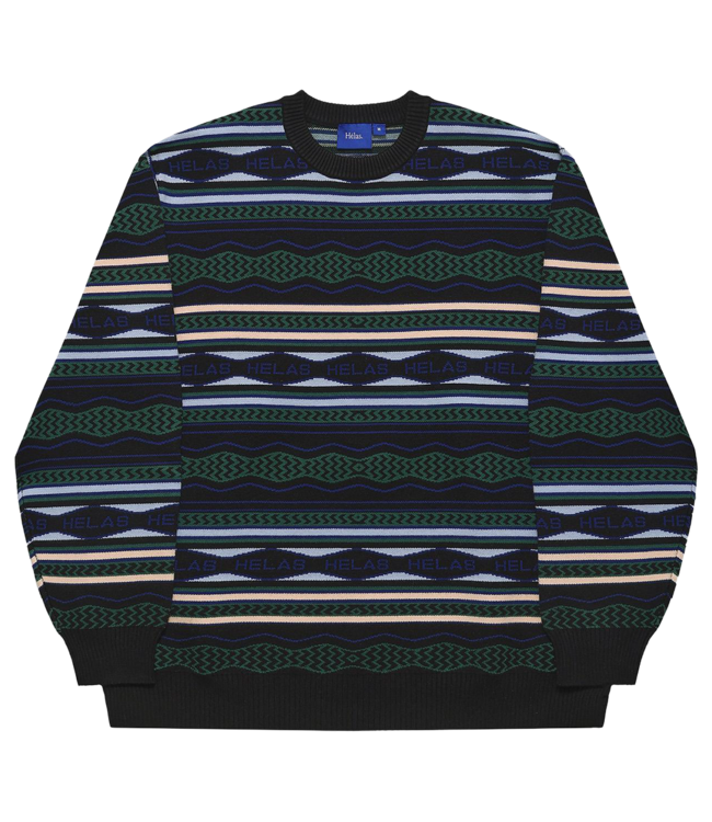 HELAS Kool Crewneck Knit - Black