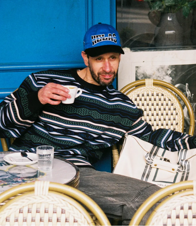 HELAS Kool Crewneck Knit - Black