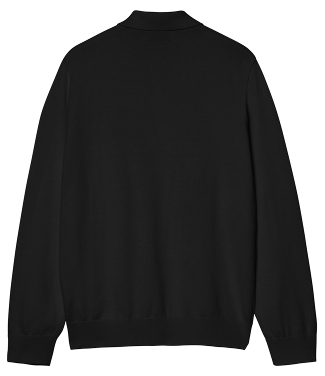 CARHARTT WIP L/S Madison Polo - Black/White