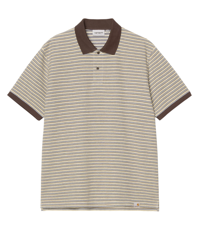 CARHARTT WIP S/S Dion Polo - Dion Stripe/Wax