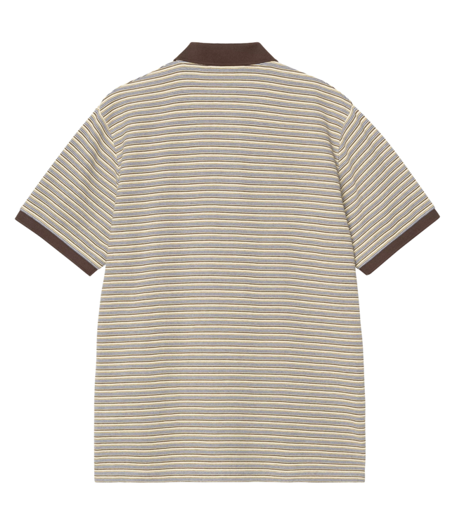 CARHARTT WIP S/S Dion Polo - Dion Stripe/Wax