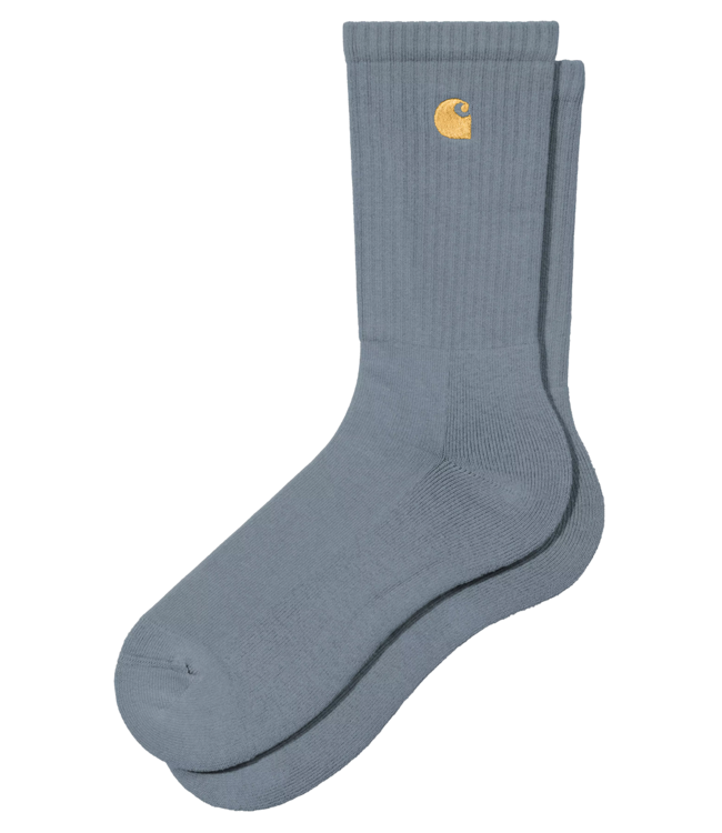CARHARTT WIP Chase Socks - Cozy Blue/Gold