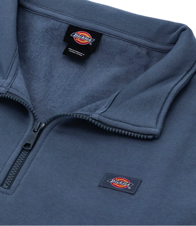 DICKIES Oakport Quarter Zip - Retro Indigo