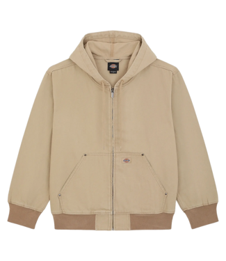 DICKIES Unlined Canvas Hooded Bomber - Desert Sand