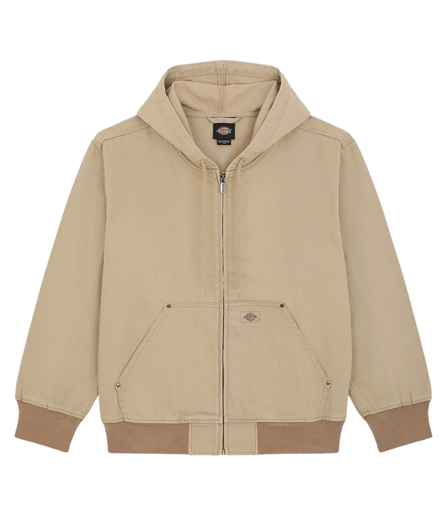DICKIES Unlined Canvas Hooded Bomber - Desert Sand