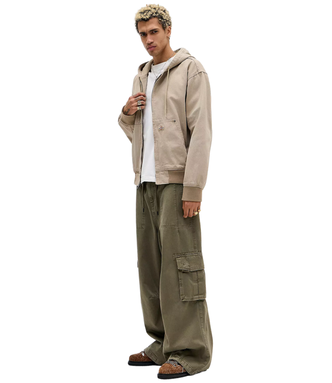 DICKIES Unlined Canvas Hooded Bomber - Desert Sand