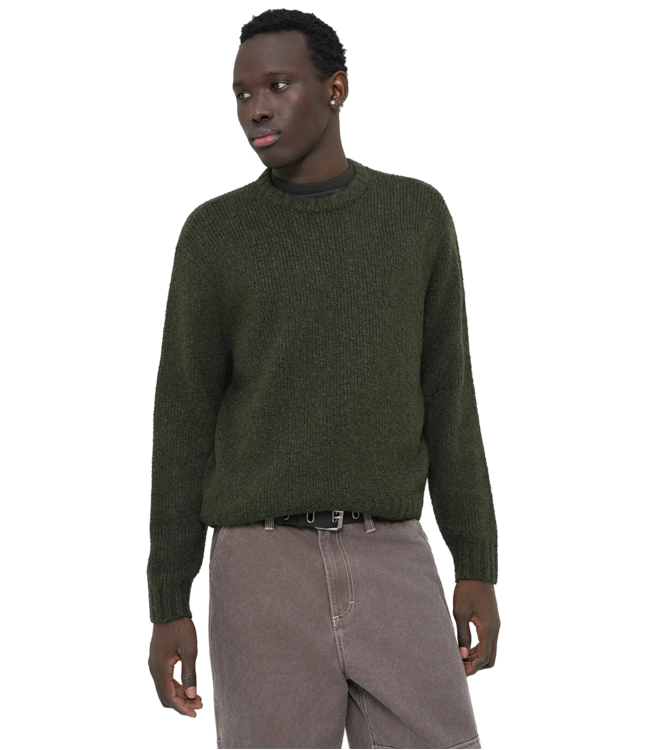 VANS Lx Solid Crew Sweater - Obsidian Fern