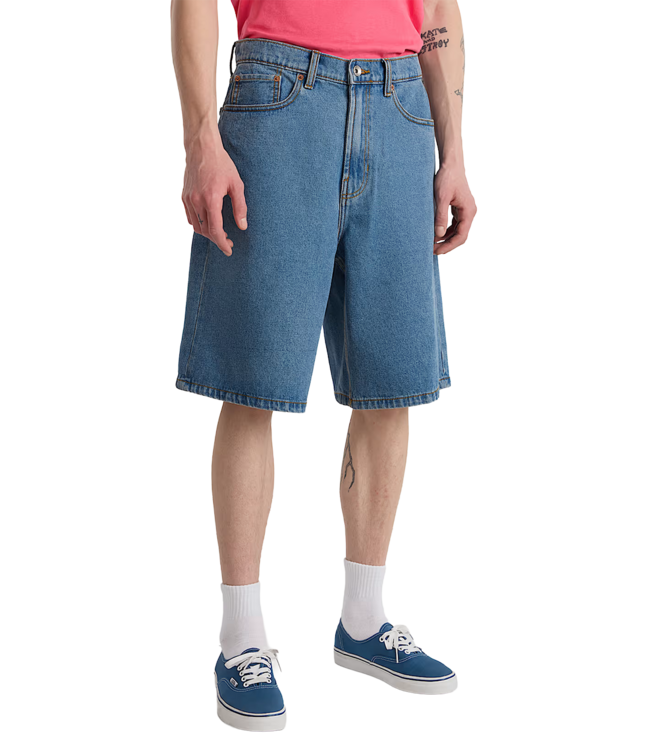 VANS Check-5 Baggy Denim Short - Stonewash/Blue