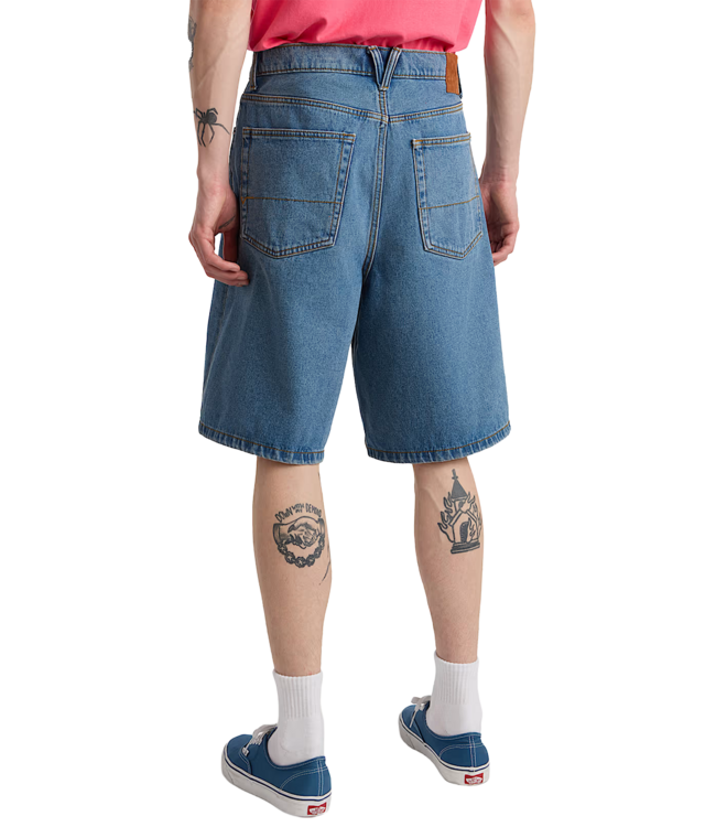 VANS Check-5 Baggy Denim Short - Stonewash/Blue