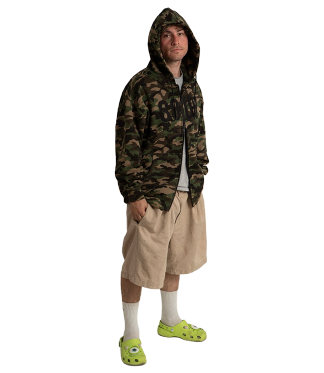 SOUR Sour Army Zip Hood - Camo