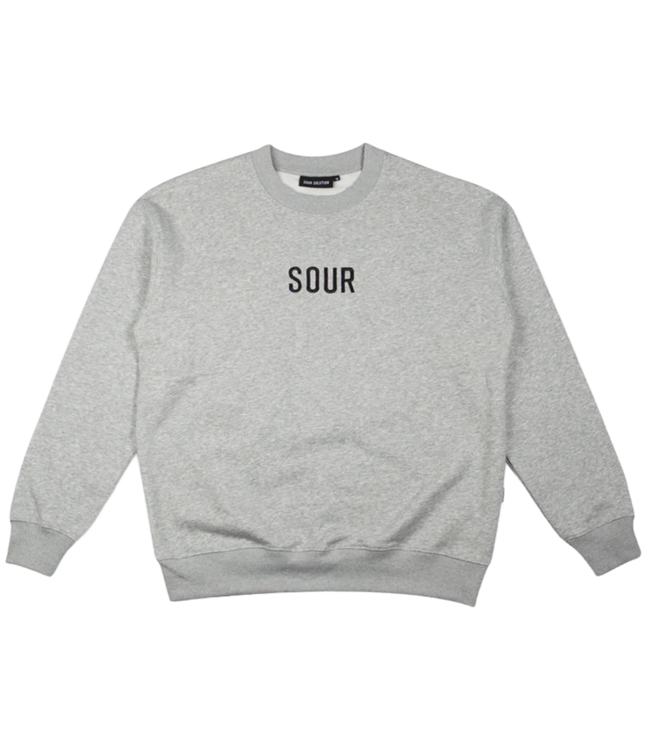 SOUR Sour Army Crewneck - Grey Melange