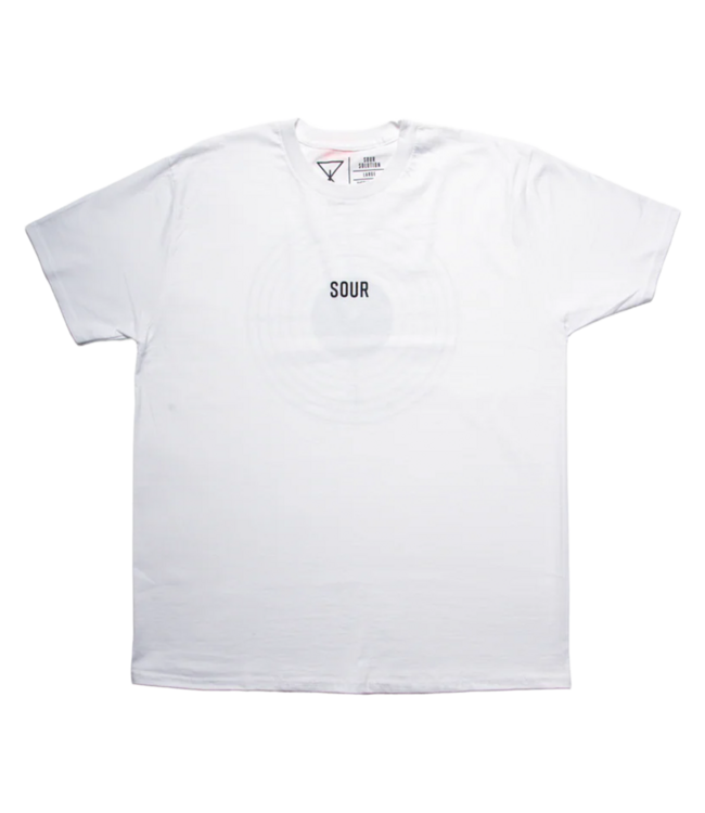 SOUR Sour Bullseye Tee - White