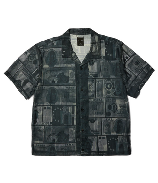 HUF Global Currency S/S Lace Shirt - Black