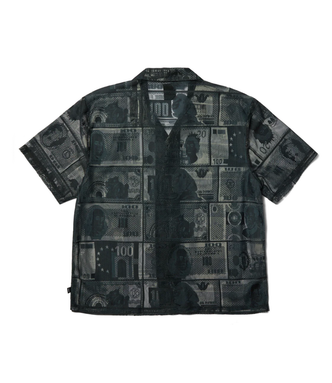 HUF Global Currency S/S Lace Shirt - Black