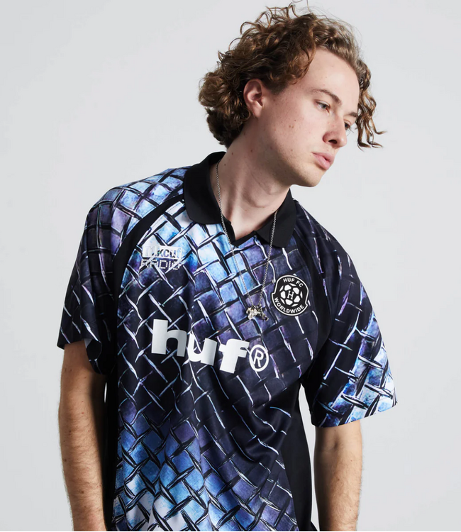 HUF Diamond Plate Jersey - Black