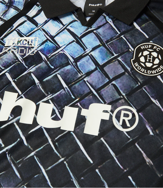 HUF Diamond Plate Jersey - Black