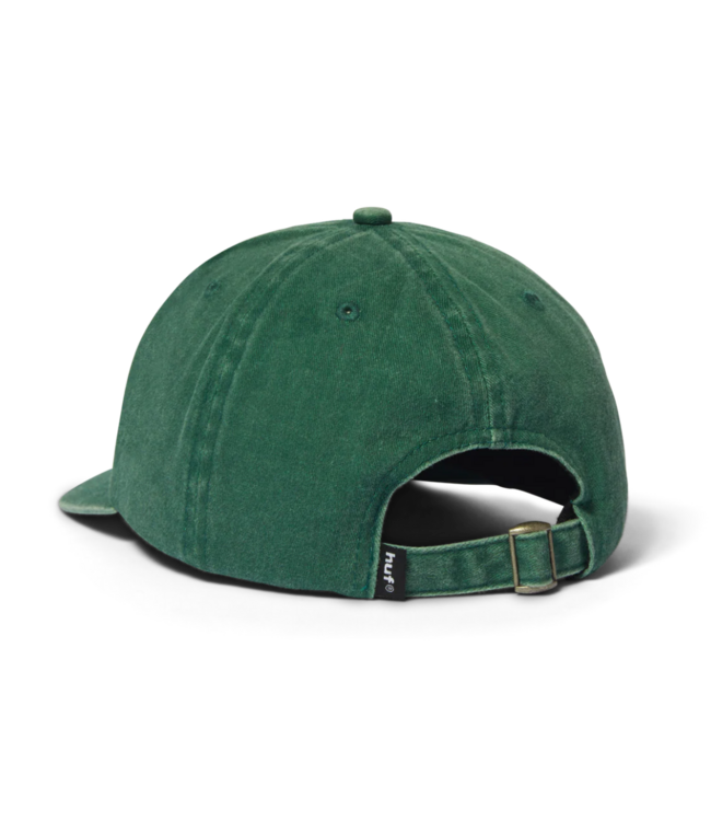 HUF Sol Denim 6 Panel Cv Washed Hat - Forest Green