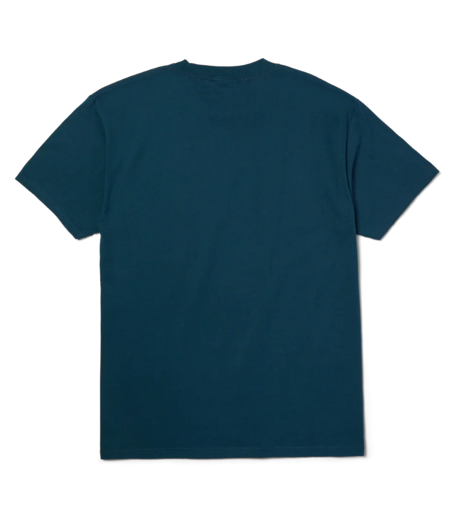 HUF 89 Embroidred S/S Tee - Harbor Blue/White