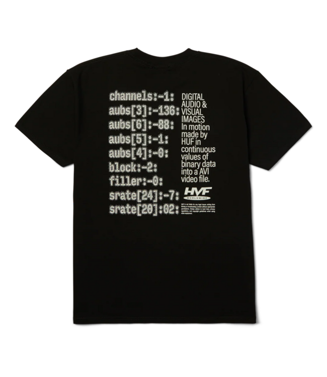 HUF H Cam S/S Tee - Black