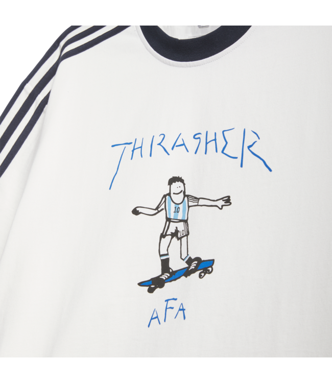 ADIDAS Argentina X Thrasher T-Shirt - White