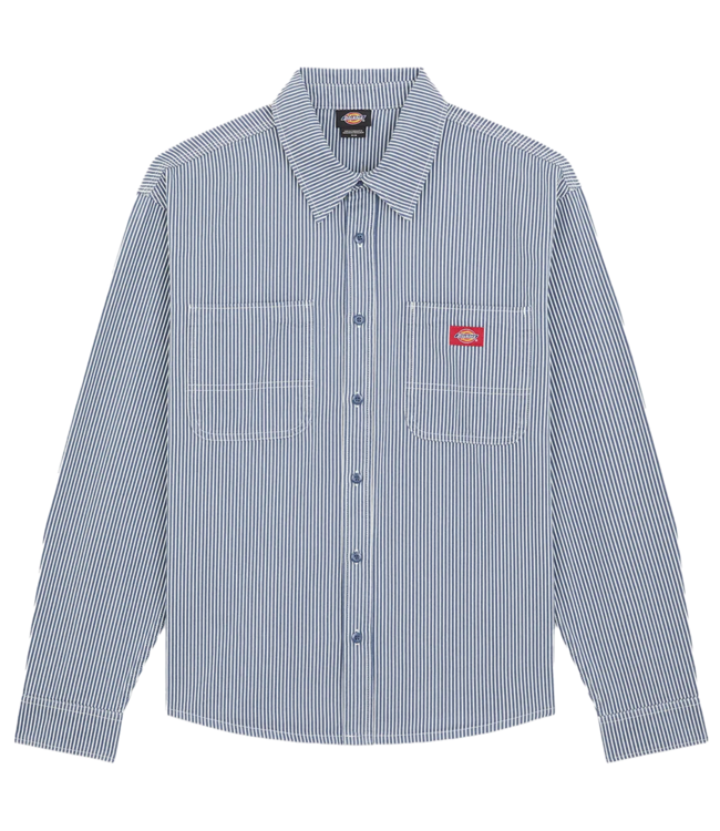 DICKIES Hickory Work Shirt Ls - Retro Indigo