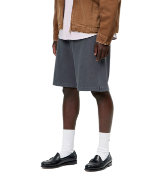 CARHARTT WIP Harper Sweat Short - Carbon/Garment Dyed CARHARTT WIP Harper Sweat Short - Carbon/Garment Dyed