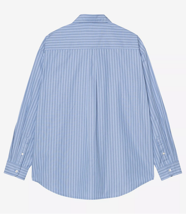 CARHARTT WIP L/S Keene Shirt - Keene Stripe/Curacao