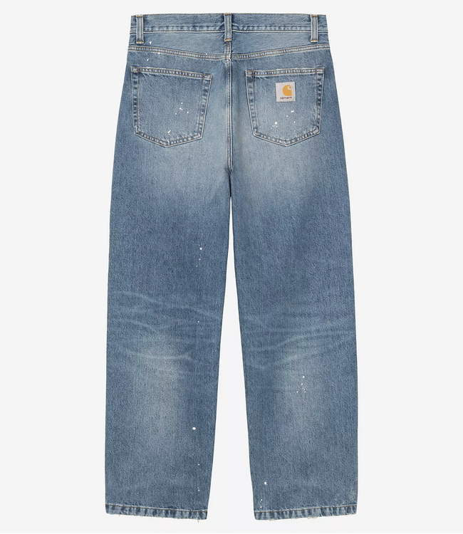 CARHARTT WIP Landon Pant - Blue/Destroy Wash/Splatter