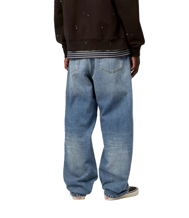 CARHARTT WIP Landon Pant - Blue/Destroy Wash/Splatter