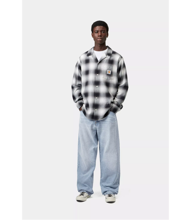 CARHARTT WIP Landon Pant - Blue/Heavy Worn Bleached