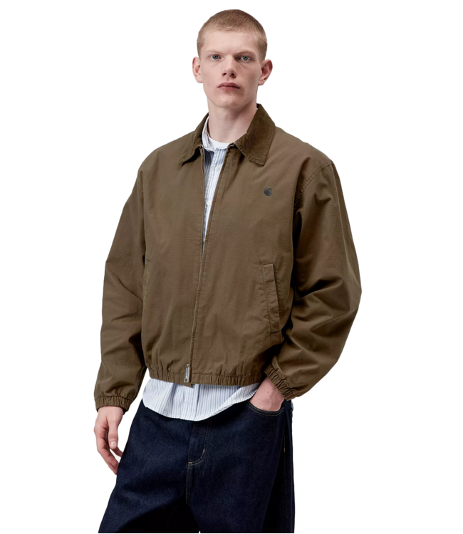 CARHARTT WIP Madison Ripstop Jacket - Dark Beech/Blac
