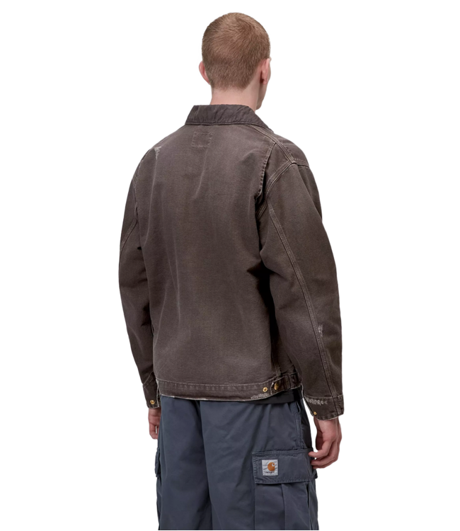 CARHARTT WIP Og Detroit Jacket - Tobacco/Destroy Wash
