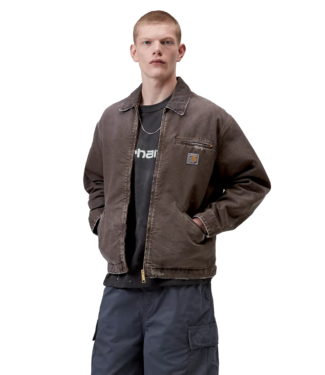 CARHARTT WIP Og Detroit Jacket - Tobacco/Destroy Wash CARHARTT WIP Og Detroit Jacket - Tobacco/Destroy Wash