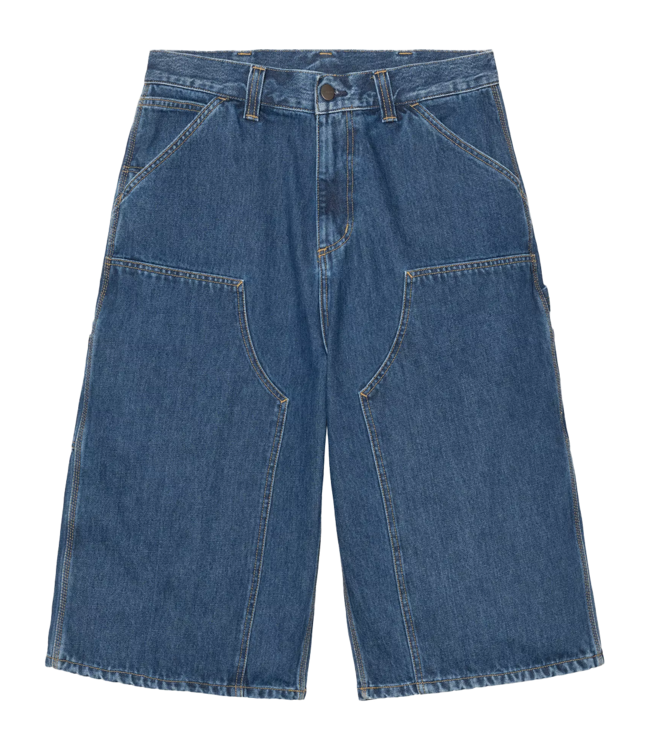 CARHARTT WIP Og Double Knee Short Long - Blue/Stone W