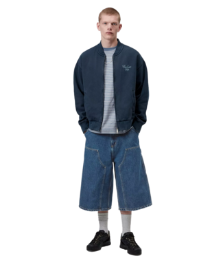 CARHARTT WIP Og Double Knee Short Long - Blue/Stone W CARHARTT WIP Og Double Knee Short Long - Blue/Stone W