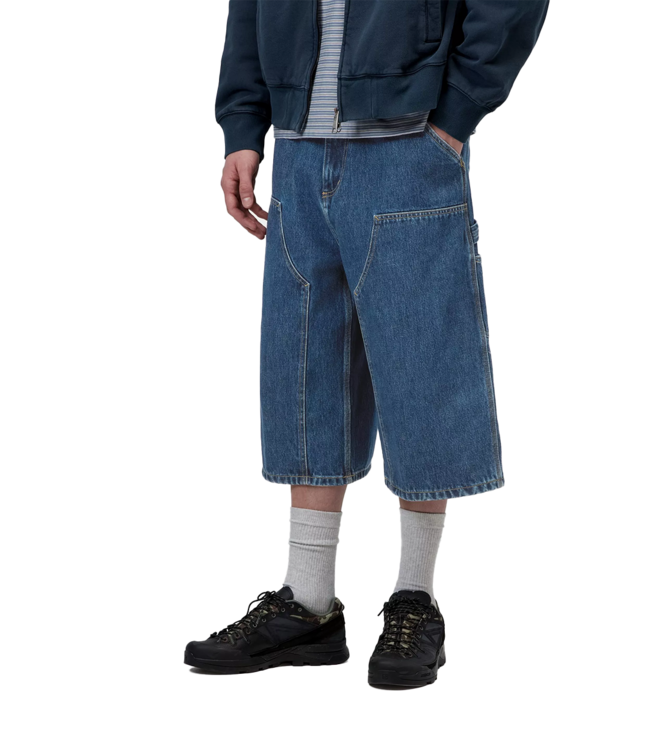 CARHARTT WIP Og Double Knee Short Long - Blue/Stone W