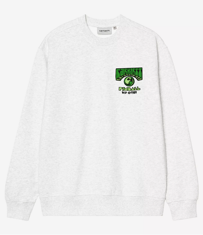 CARHARTT WIP Pinball Sweat - Ash Heather