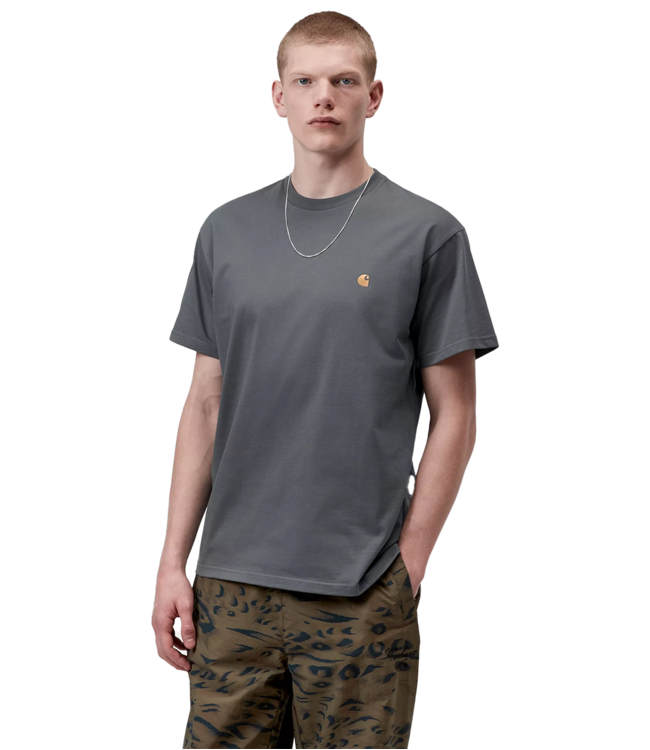 CARHARTT WIP S/S Chase T-Shirt - Styx/Gold