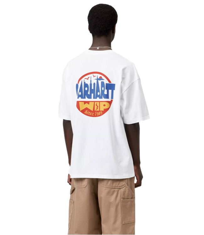 CARHARTT WIP S/S Luggage Label T-Shirt - White