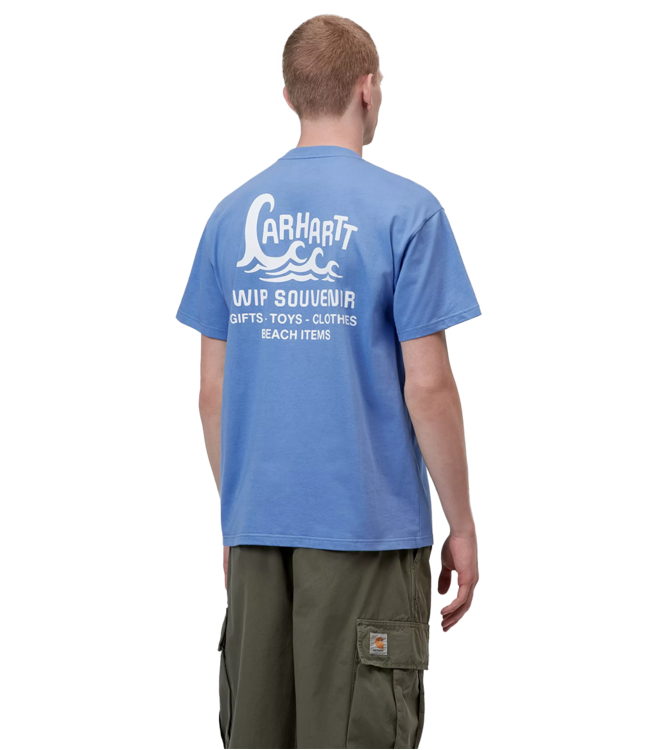 CARHARTT WIP S/S Waves T-Shirt - Curacao