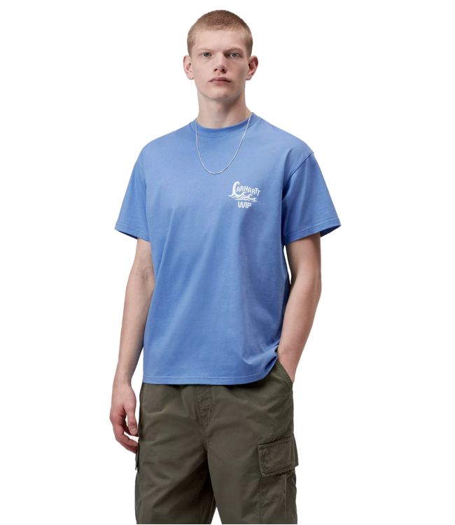 CARHARTT WIP S/S Waves T-Shirt - Curacao